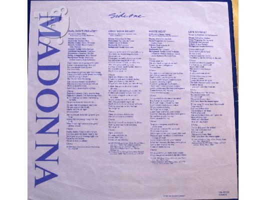 Madonna - True Blue (Greek Edition) Βινυλιο